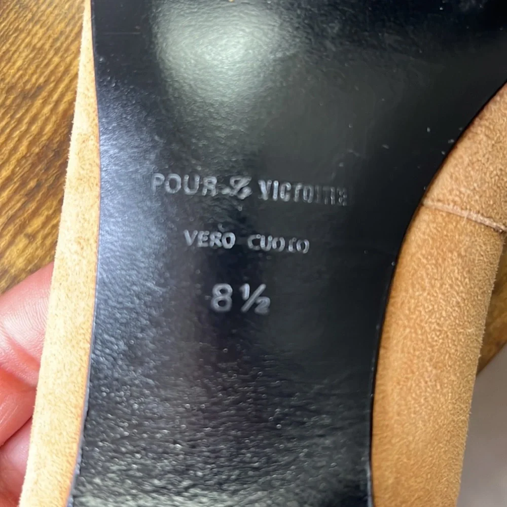 Women’s Pour La Victoire Loafers Carmel and Yellow 8.5 - Picture 6 of 6